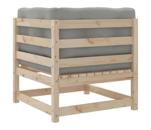 3-Osaline Aiadivani Komplekt Istmepatjadega, Männipuit