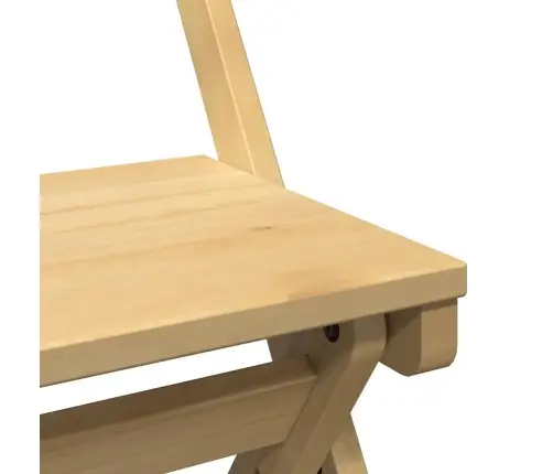 5-Daļīgs Galda Un Krēslu Komplekts Corona, Saliekams, Priede Vidaxl