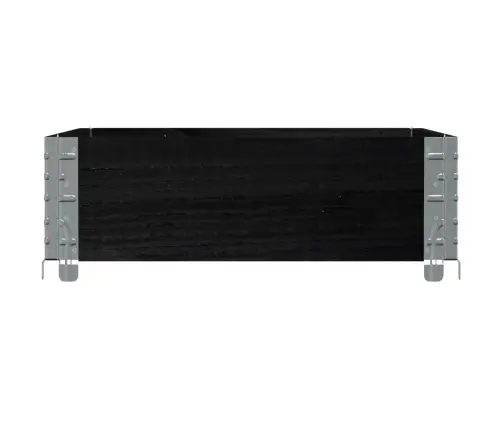 Padėklų Apvadas, Juodi, 80X60cm Pušies Medienos Masyvas