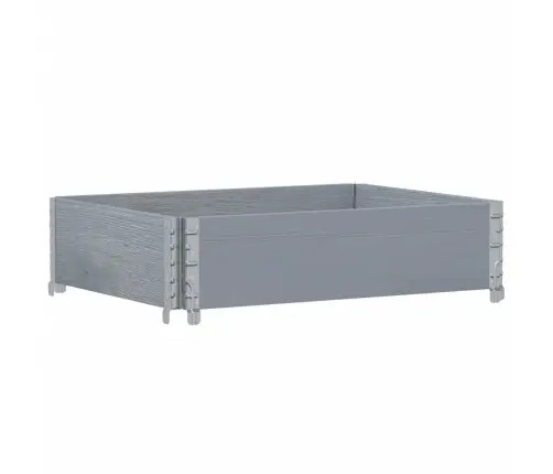 Padėklų Apvadas, Pilki, 80X60cm Pušies Medienos Masyvas