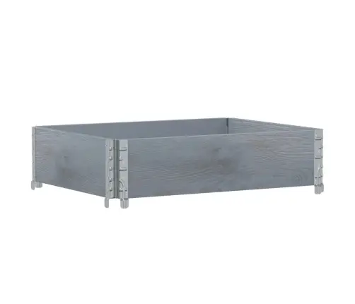 Padėklų Apvadas, Pilki, 80X60cm Pušies Medienos Masyvas