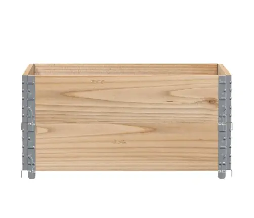 Kaubaaluste Ääred 2 Tk, 80 X 60 cm Toekas Männipuit