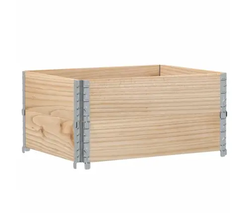 Kaubaaluste Ääred 2 Tk, 80 X 60 cm Toekas Männipuit