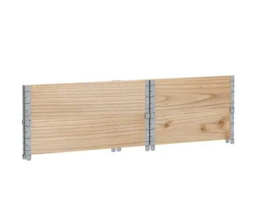 Kaubaaluste Ääred 2 Tk, 80 X 60 cm Toekas Männipuit