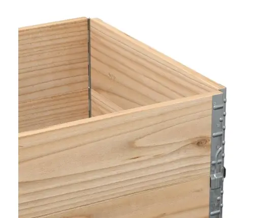 Kaubaaluste Ääred 2 Tk, 80 X 60 cm Toekas Männipuit