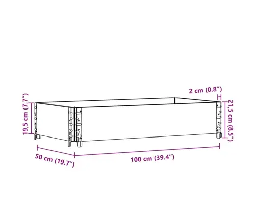 Kaubaaluste Äär, Must, 80 X 60 cm Toekas Männipuit