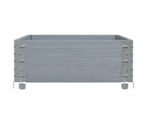 Palešu Apmale, Pelēks, 100X50 Cm, Priedes Masīvkoks Vidaxl