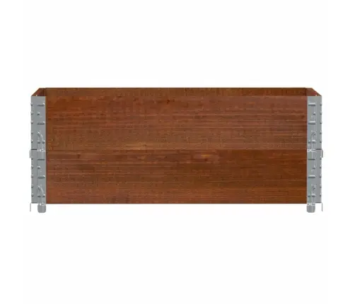 Palešu Apmales, 2 Gab., Brūns, 100X50 Cm, Priedes Masīvkoks Vidaxl