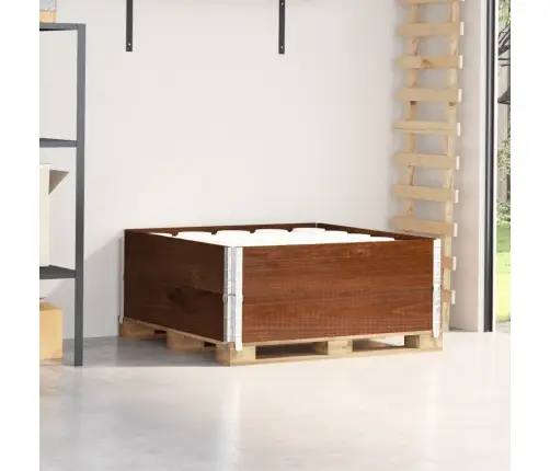 Padėklų Apvadai, 2Vnt., Rudi, 100X100cm Pušies Masyvas