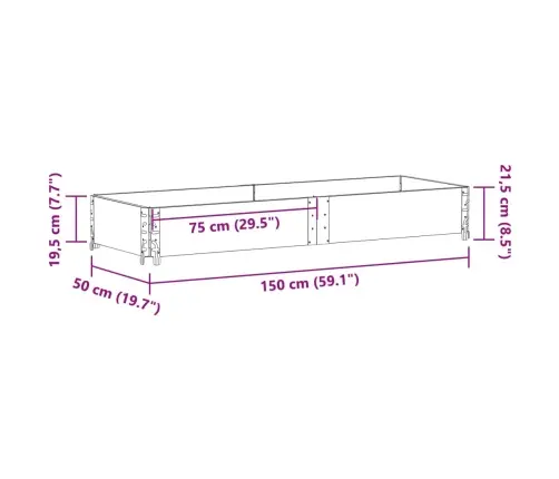 Palešu Apmale, Pelēks, 150X50 Cm, Priedes Masīvkoks Vidaxl