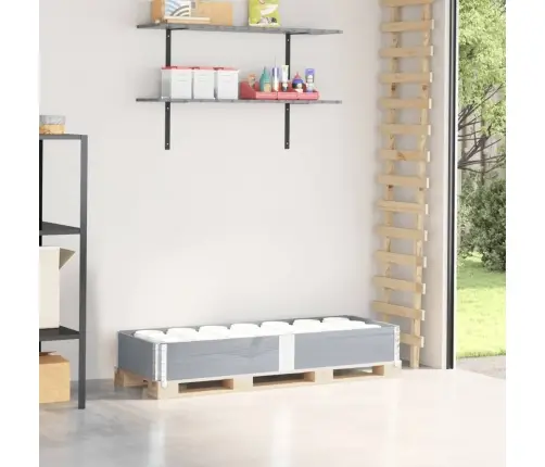 Palešu Apmale, Pelēks, 150X50 Cm, Priedes Masīvkoks Vidaxl