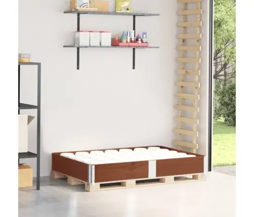 Kaubaaluste Äär, Pruun, 150X100 cm Toekas Männipuit