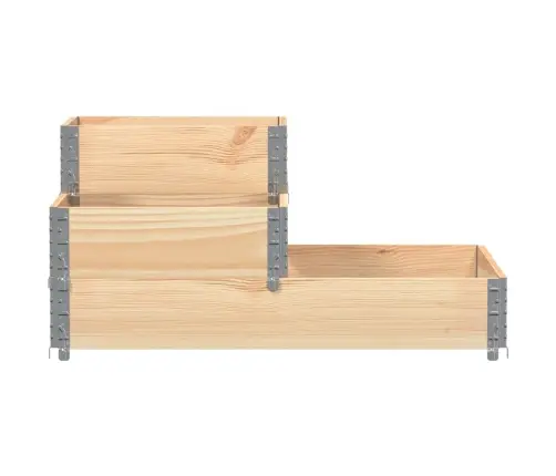 3-Līmeņu Puķu Kaste, 120X80 Cm, Priedes Masīvkoks Vidaxl