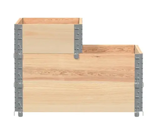 3-Līmeņu Puķu Kaste, 120X80 Cm, Priedes Masīvkoks Vidaxl