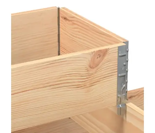 3-Līmeņu Puķu Kaste, 120X80 Cm, Priedes Masīvkoks Vidaxl