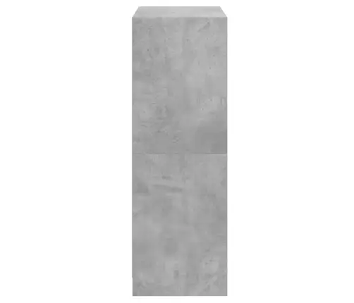 Augstais Skapītis Ar Durvīm, Betona Pelēks, 68X37X109 Cm Vidaxl