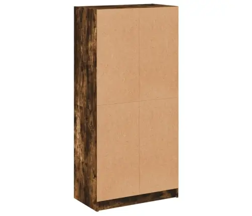 Augstais Skapītis Ar Durvīm, Ozolkoka Krāsā, 68X37X142 Cm Vidaxl