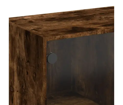 Augstais Skapītis Ar Durvīm, Ozolkoka Krāsā, 68X37X142 Cm Vidaxl