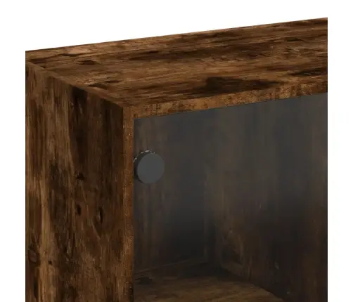 Augstais Skapītis Ar Durvīm, Ozolkoka Krāsā, 68X37X142 Cm Vidaxl