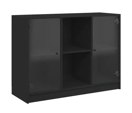 Kumode, Melna, 102X37X75,5 Cm, Inženierijas Koks Vidaxl