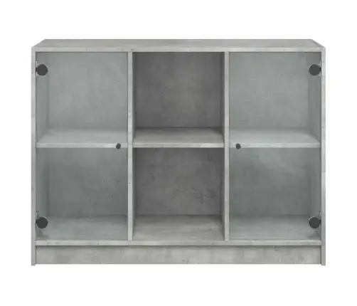 Puhvetkapp, Betoonhall, 102X37X75,5 cm Tehispuit