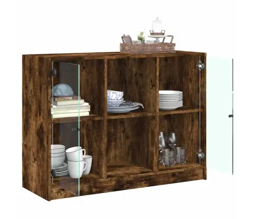 Kumode, Ozolkoka Krāsa, 102X37X75,5 Cm, Inženierijas Koks Vidaxl