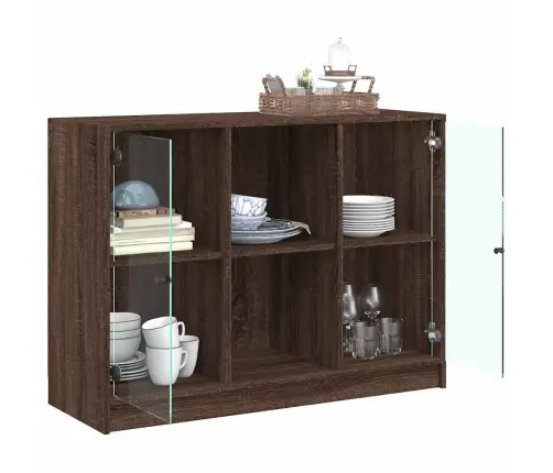 Kumode, Ozolkoka Krāsa, 102X37X75,5 Cm, Inženierijas Koks Vidaxl