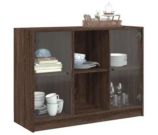 Kumode, Ozolkoka Krāsa, 102X37X75,5 Cm, Inženierijas Koks Vidaxl