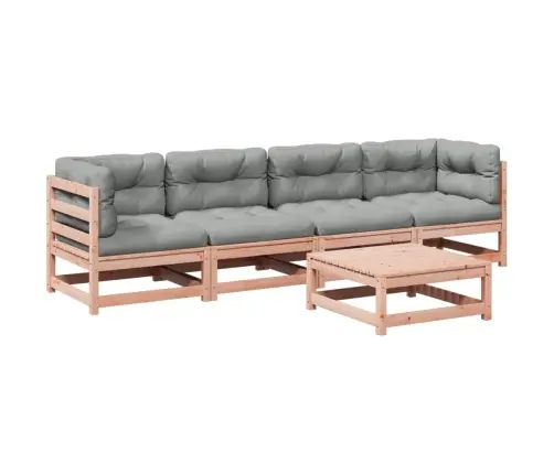 5-Osaline Aiadiivani Komplekt Patjadega, Ebatsuuga Puit