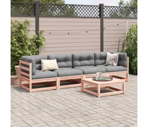 5-Daļīgs Dārza Dīvānu Komplekts, Egles Masīvkoks Vidaxl