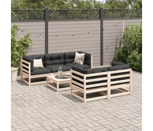 6-Osaline Aiadiivani Komplekt, Männipuit