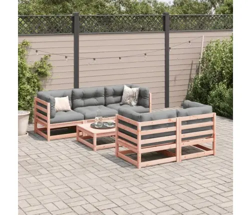 6-Daļīgs Dārza Dīvānu Komplekts, Egles Masīvkoks Vidaxl