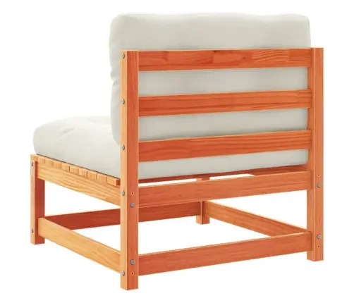 7-Osaline Aiadiivani Komplekt Patjadega, Vahapruun, Männipuit