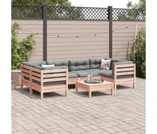 Sodo Komplektas Su Pagalvėlėmis, 7 Dalių, Douglas Eglės Masyvas