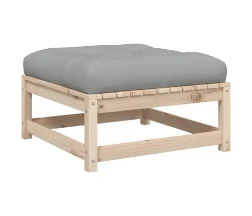 8-Daļīgs Dārza Dīvānu Komplekts Ar Matračiem, Priedes Koks Vidaxl