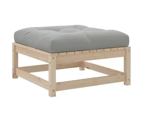 8-Daļīgs Dārza Dīvānu Komplekts Ar Matračiem, Priedes Koks Vidaxl