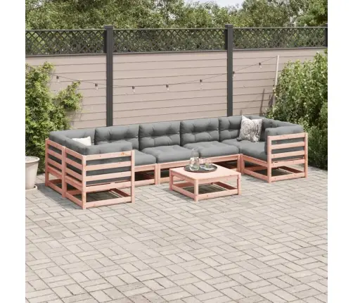 8-Daļīgs Dārza Dīvānu Komplekts, Egles Masīvkoks Vidaxl