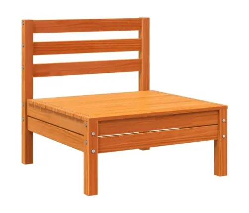 8-Daļīgs Dārza Dīvānu Komplekts, Matrači, Brūns Priedes Koks Vidaxl