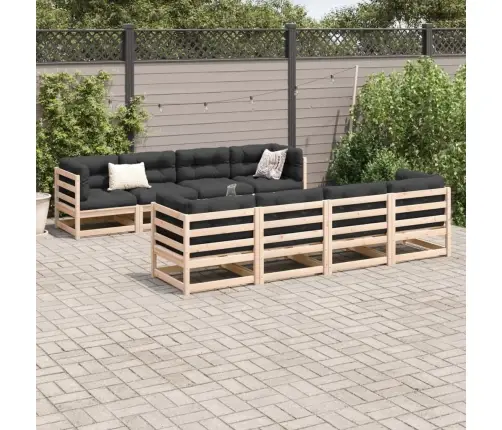 9-Osaline Aiadiivani Komplekt, Männipuit