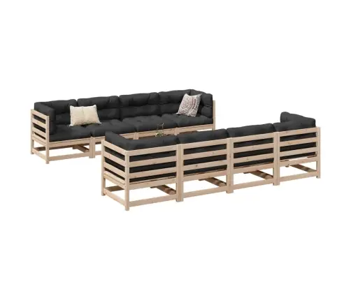 9-Osaline Aiadiivani Komplekt, Männipuit