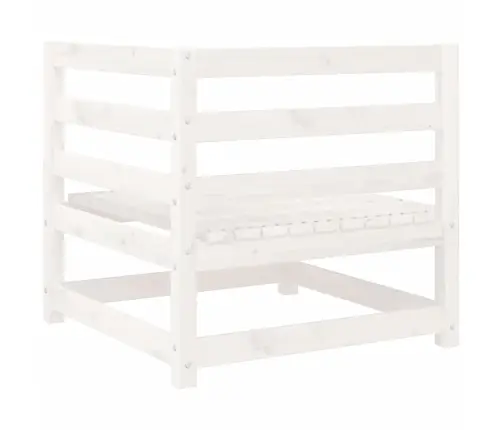 9-Osaline Aiadiivani Komplekt, Valge, Männipuit