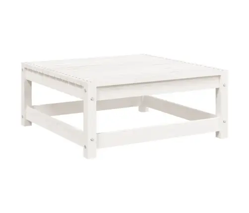 Sodo Sofos Komplektas, 5 Dalių, Baltas, Pušies Medienos Masyvas