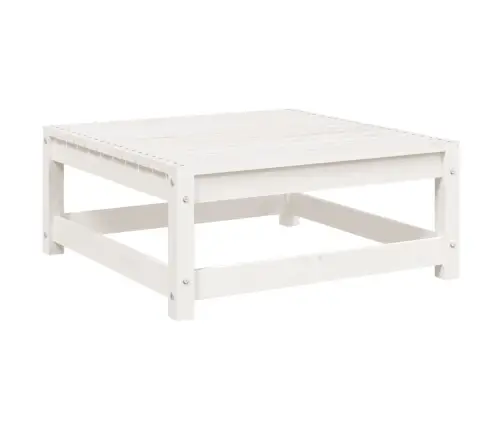 Sodo Sofos Komplektas, 5 Dalių, Baltas, Pušies Medienos Masyvas