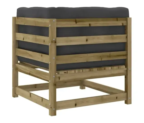 5-Daļīgs Dārza Dīvānu Komplekts, Matrači, Priede Vidaxl 5-Daļīgs Dārza Dīvānu Komplekts, Matrači, Priede Vidaxl