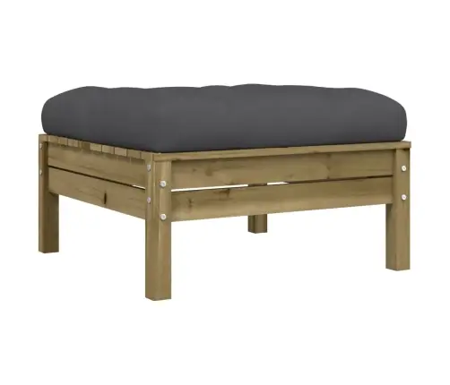 5-Daļīgs Dārza Dīvānu Komplekts, Matrači, Priede Vidaxl