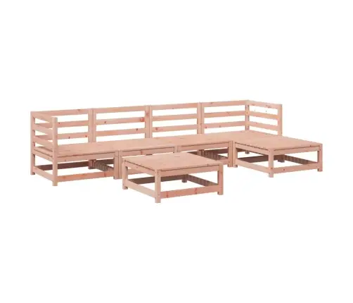 6-Daļīgs Dārza Dīvānu Komplekts, Egles Masīvkoks Vidaxl