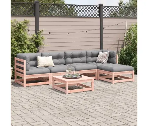 6-Daļīgs Dārza Dīvānu Komplekts, Egles Masīvkoks Vidaxl