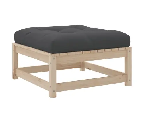 6-Daļīgs Dārza Dīvānu Komplekts Ar Matračiem, Priedes Koks Vidaxl