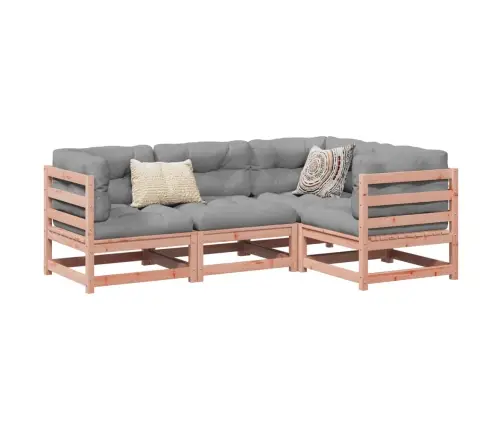 4-Daļīgs Dārza Dīvānu Komplekts, Egles Masīvkoks Vidaxl