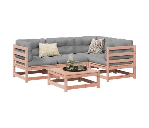 Sodo Sofos Komplektas, 5 Dalių, Douglas Eglės Masyvas